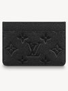 Monogram Empreinte Card Wallet Black - LOUIS VUITTON - BALAAN 4