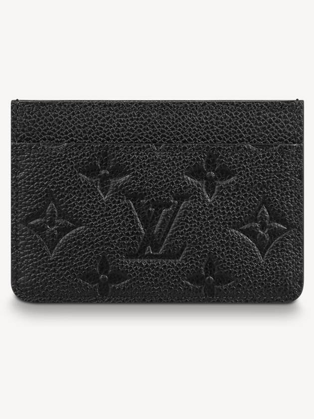 Monogram Empreinte Card Wallet Black - LOUIS VUITTON - BALAAN 4