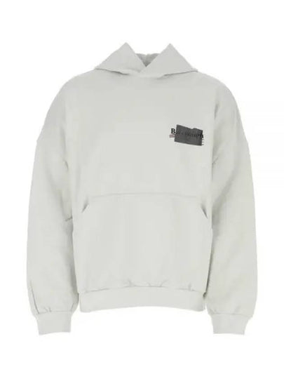 Logo Tape Hoodie White - BALENCIAGA - BALAAN 2