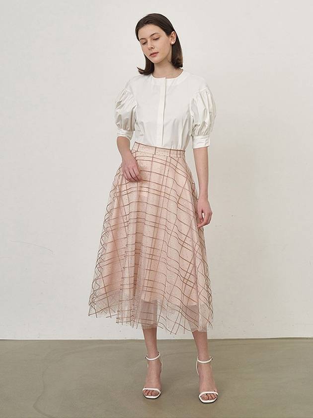 Stella Stella A-line skirt pink - AME - BALAAN 2