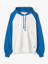 Color Block Drawstring Hoodie Dust Blue - SUNNEI - BALAAN 2