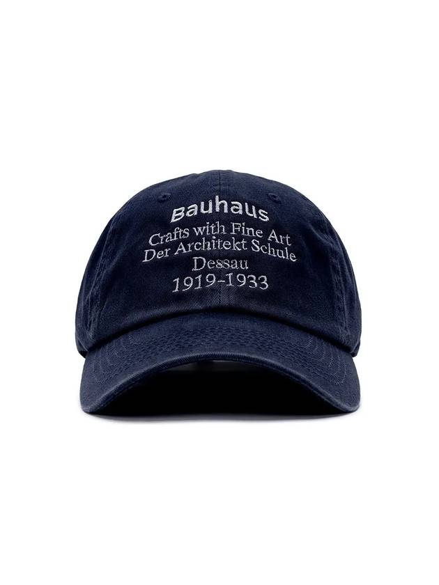 BAUHAUS WASHED BALL CAP NAVY - POLYGRAM - BALAAN 5