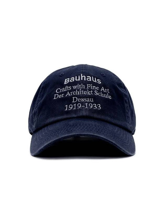 BAUHAUS WASHED BALL CAP NAVY - POLYGRAM - BALAAN 2