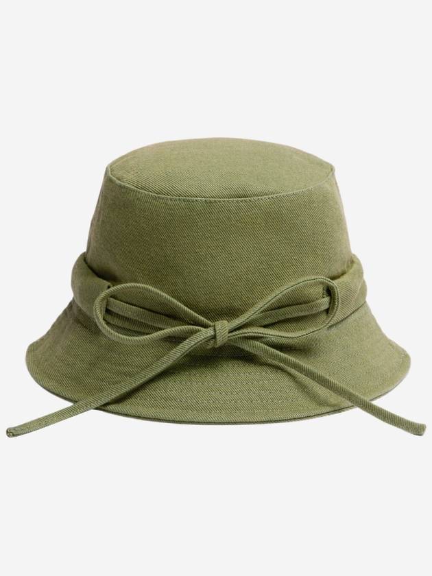 Le Bob Gajo Bucket Hat Khaki - JACQUEMUS - BALAAN 3