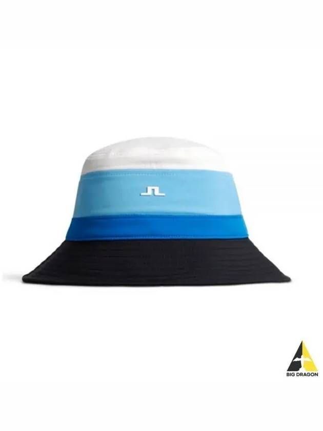 Hat Denver Stripe Bucket Hat GMAC09442 O493 Men's Denver Stripe Bucket Hat - J.LINDEBERG - BALAAN 2