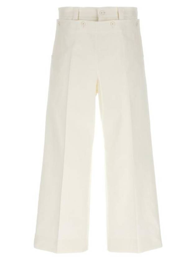 Straight Pants GP02ETFUFL5W0001 White - DOLCE&GABBANA - BALAAN 1