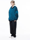 Four Woman Women s W243OT02GN Glisten Hooded Windbreaker Jumper Blue - CHANCE'S NOI - BALAAN 6