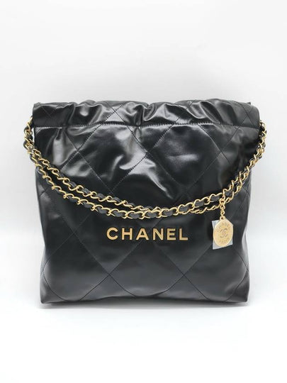 22 Shiny Calfskin Small Shoulder Bag Black - CHANEL - BALAAN 2