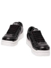 Padded Nappa Leather Low Top Sneakers Black - PRADA - BALAAN 2