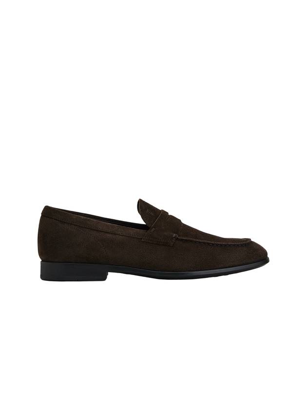 Men's Suede Penny Loafers Brown - TOD'S - BALAAN 2