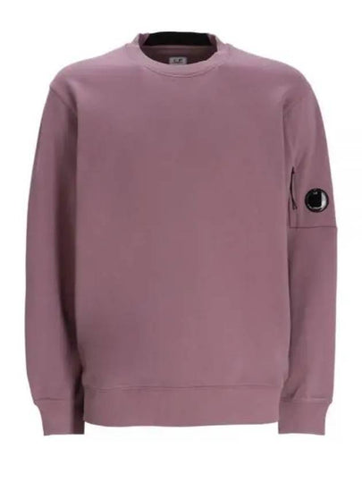 Diagonal Raised Fleece Lens Sweatshirt Purple - CP COMPANY - BALAAN 2