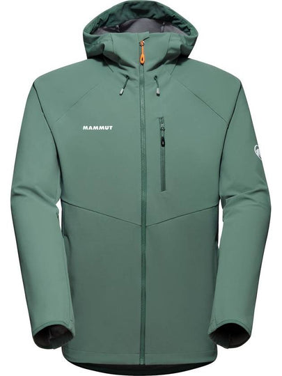 Ultimate Comfort Softshell Hooded Jacket Dark Jade - MAMMUT - BALAAN 2