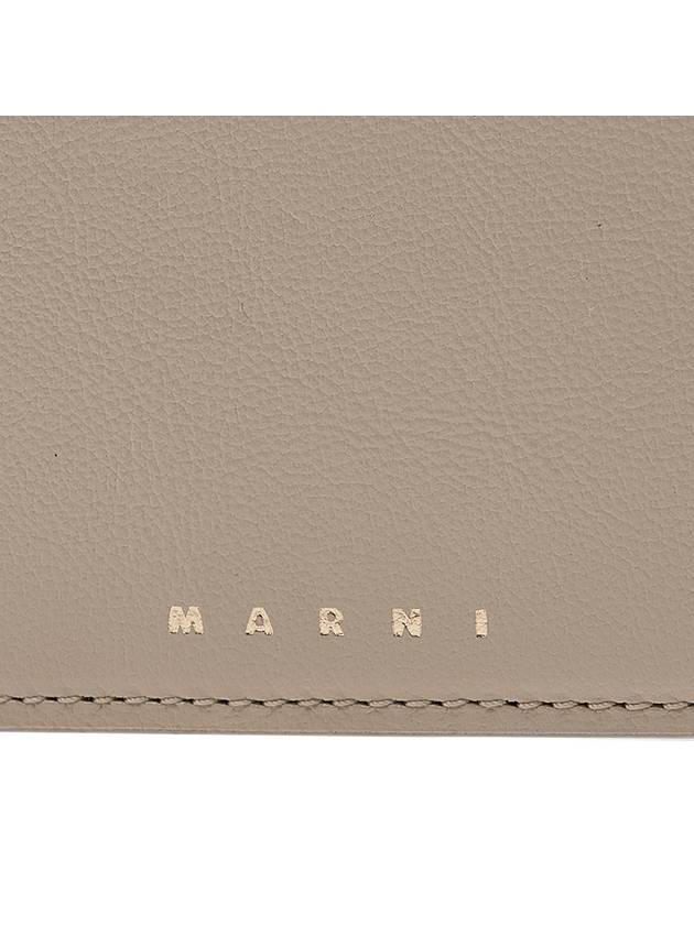 Color Block Zipper Card Wallet Oldlace - MARNI - BALAAN 7