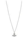 Carmella Bath Relief Pendant Necklace Platinum White - VIVIENNE WESTWOOD - BALAAN 2