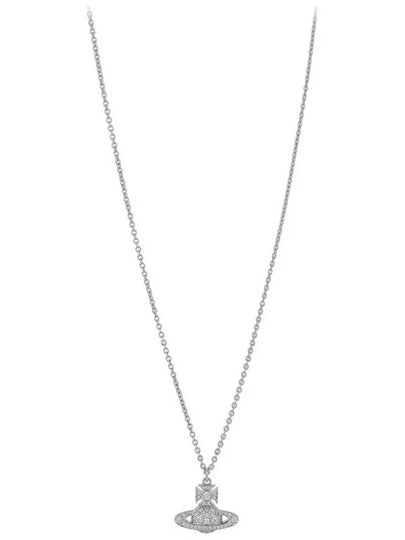 Carmella Bath Relief Pendant Necklace Platinum White - VIVIENNE WESTWOOD - BALAAN 2