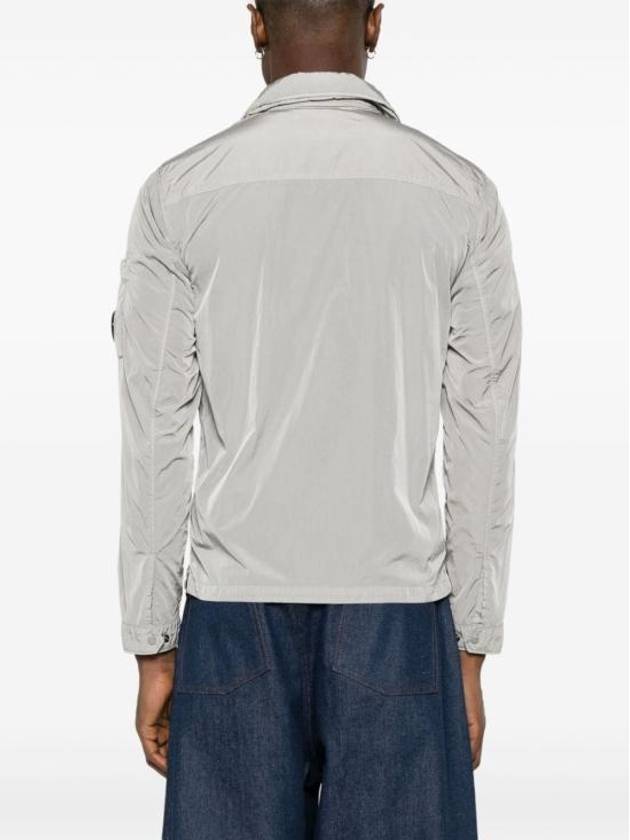 Chrome-R Hooded Over Long Sleeve Shirt Grey - CP COMPANY - BALAAN 5