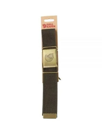 Canvas Brass Belt 4CM Dark Olive 77297633 - FJALL RAVEN - BALAAN 1