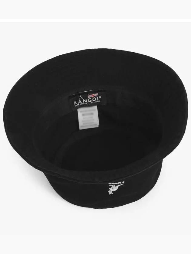 K4224HT BLACK washed bucket hat - KANGOL - BALAAN 3