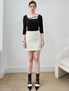 Tweed mini skirt tweed Mini skirt - PRETONE - BALAAN 1