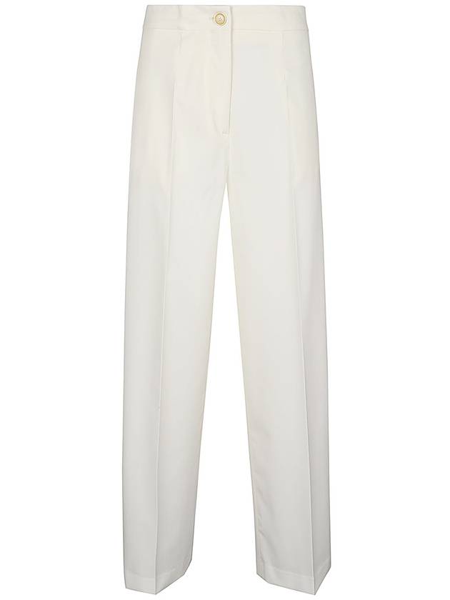 Erika Cavallini Semi-Couture Trousers White - ERIKA CAVALLINI - BALAAN 1