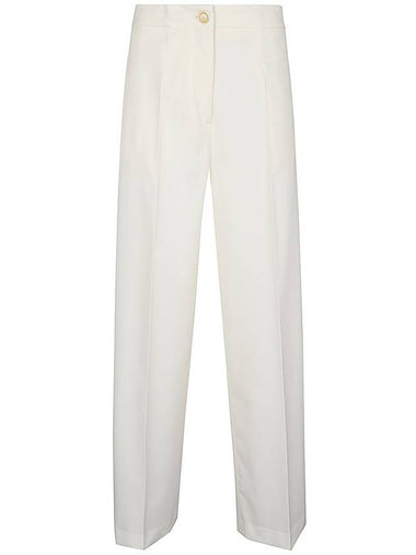 Erika Cavallini Semi-Couture Trousers White - ERIKA CAVALLINI - BALAAN 1