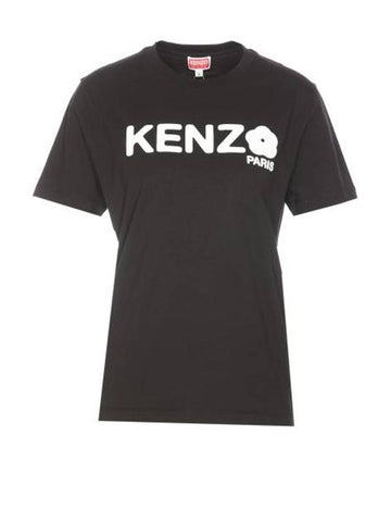 Boke Flower 2.0 Short Sleeve T-Shirt  Black - KENZO - BALAAN 1