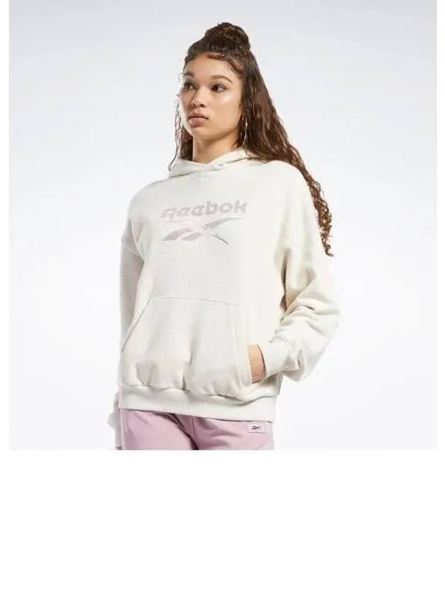 Classic Big Logo Hoodie Ivory - REEBOK - BALAAN 2