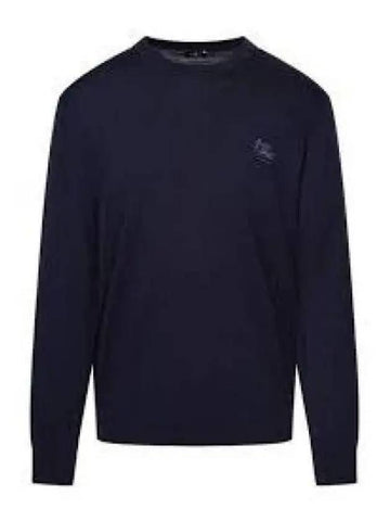 MRMA0017AC271B 0065 Pegaso Logo Cotton Sweater - ETRO - BALAAN 1