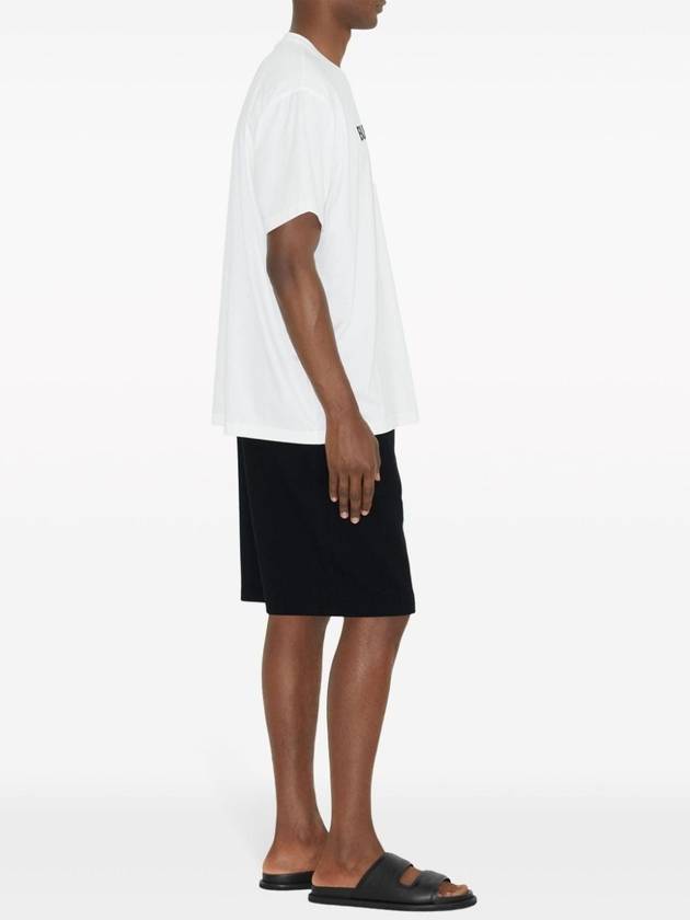 Logo Print Short Sleeve T-Shirt White - BURBERRY - BALAAN 4