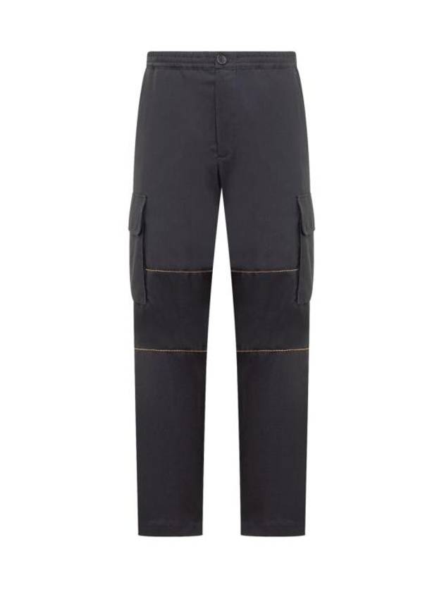 Drawstring Cargo Straight Pant Blue - MARNI - BALAAN 1