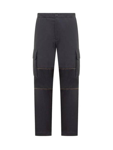 Drawstring Cargo Straight Pant Blue - MARNI - BALAAN 1