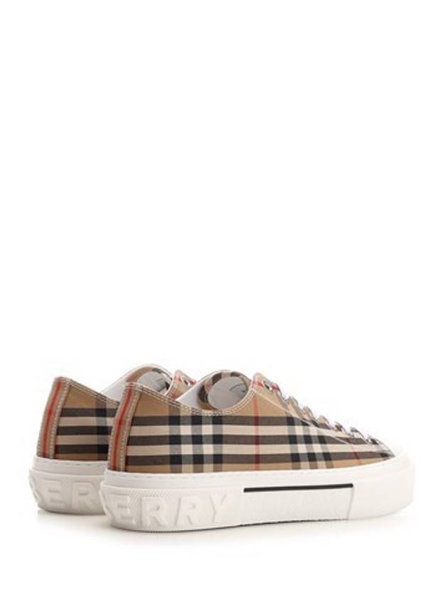 Vintage Check Cotton Sneakers Archive Beige - BURBERRY - BALAAN 8