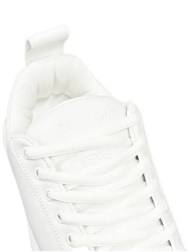 Leather Low Top Sneakers White - BOTTEGA VENETA - BALAAN 4