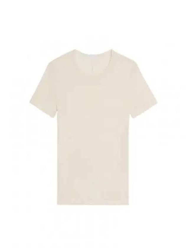 Shrunken Short Sleeve T-Shirt Ivory - HELMUT LANG - BALAAN 2