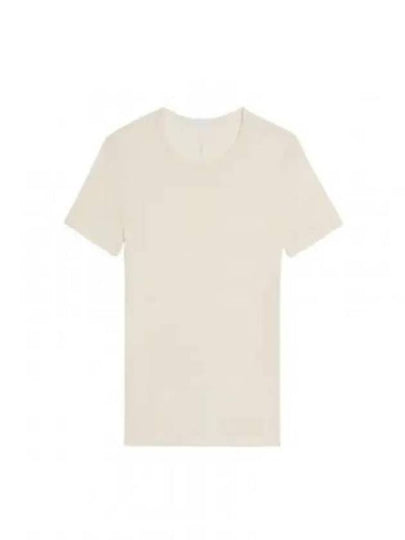 Shrunken Short Sleeve T-Shirt Ivory - HELMUT LANG - BALAAN 2