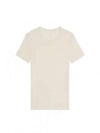 Shrunken Short Sleeve T-Shirt Ivory - HELMUT LANG - BALAAN 2