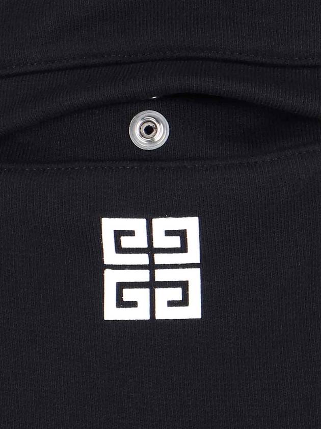 Logo Print Pocket Shorts Black - GIVENCHY - BALAAN 5