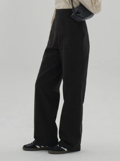 wide baker pants black - JUN BY JUN K - BALAAN 2