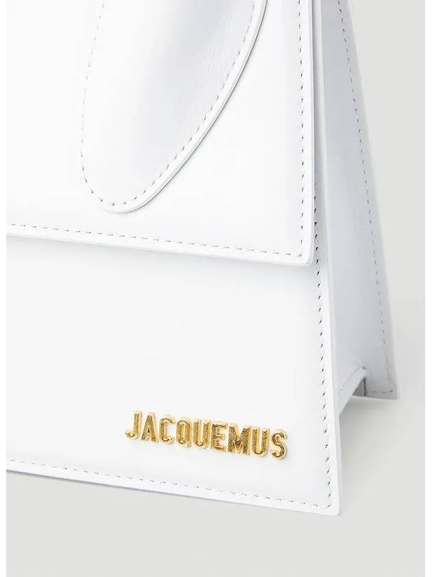 Jacquemus Grand Chiquito Grand Chiquito leather tote bag white - JACQUEMUS - BALAAN 5