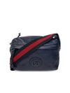 GG Supreme Leather Cross Bag Dark Blue - GUCCI - BALAAN 2