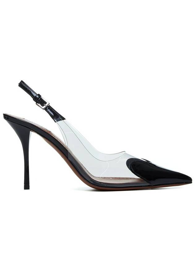 Alaïa Le Cœur Slingbacks In Patent Calfskin Shoes - ALAIA - BALAAN 1