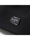 CC Logo Beanie Fur Hat Women Men Unisex Black - CHANEL - BALAAN 5