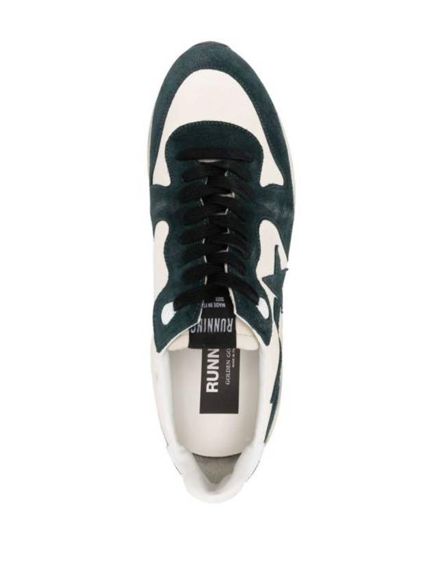 Running Sole Low Top Sneakers Dark Green - GOLDEN GOOSE - BALAAN 5