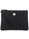 Print Fabric Clutch Bag Black - MCM - BALAAN 1