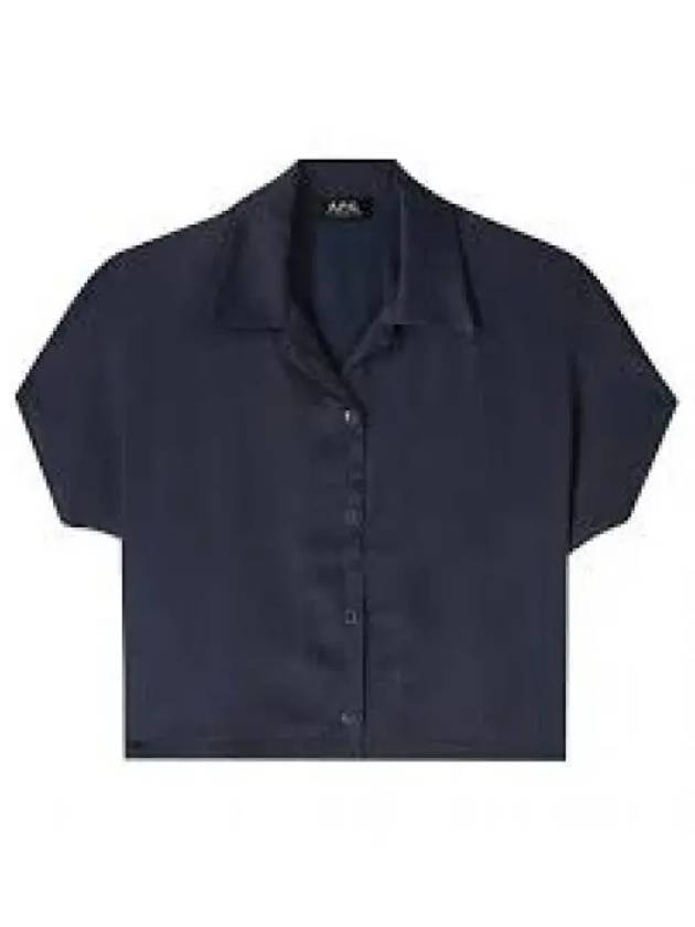 Miley Short Sleeve Shirt Navy - A.P.C. - BALAAN 2