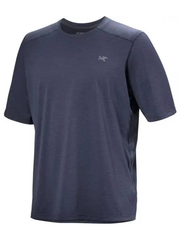 Cormac Crew Neck Short Sleeve T-Shirt Black Sapphire Heather - ARC'TERYX - BALAAN 2