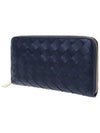 Intrecciato Zipper Around Closure Leather Long Wallet Space - BOTTEGA VENETA - BALAAN 3