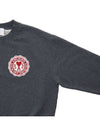 Heart Logo Patch Sweatshirt Grey - AMI - BALAAN 5