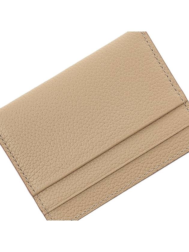 TB Grainy Leather Card Wallet Haute Beige - BURBERRY - BALAAN 8