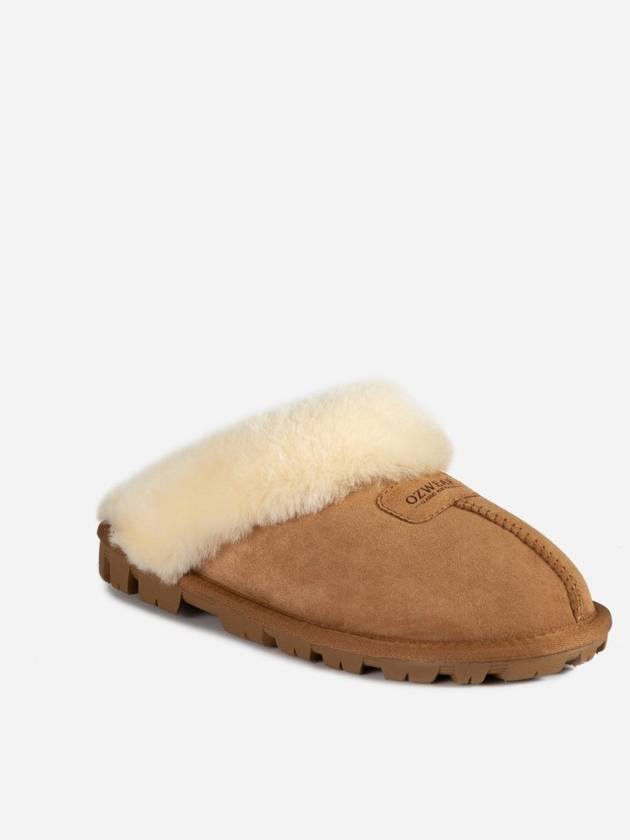 Australia Ozwear UGG Slippers Winter Sheepskin Fleece OB114 II Chestnut - OZWEAR UGG - BALAAN 8